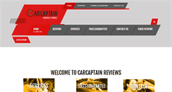 Desktop Screenshot of carcaptainreviews.com